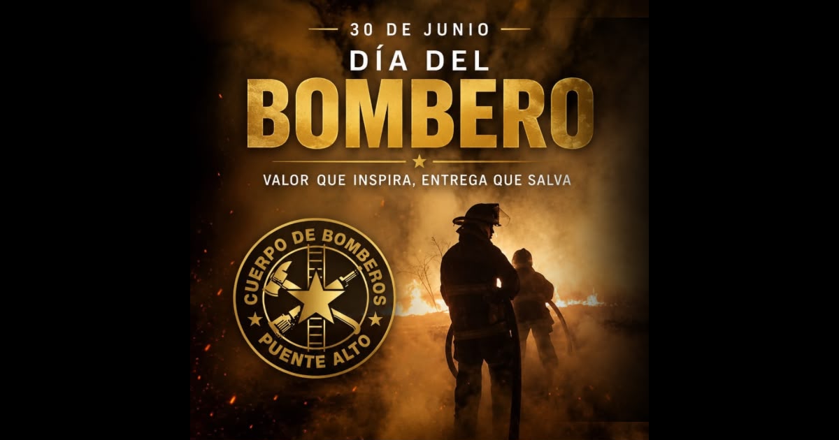 Cuerpo de Bomberos Puente Alto conmemora el Día del Bombero