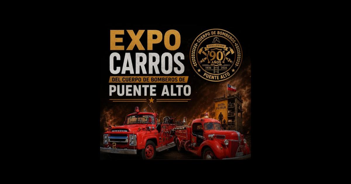 Cuerpo de Bomberos Puente Alto realizará Expo Carros en el Pueblito de Las Vizcachas